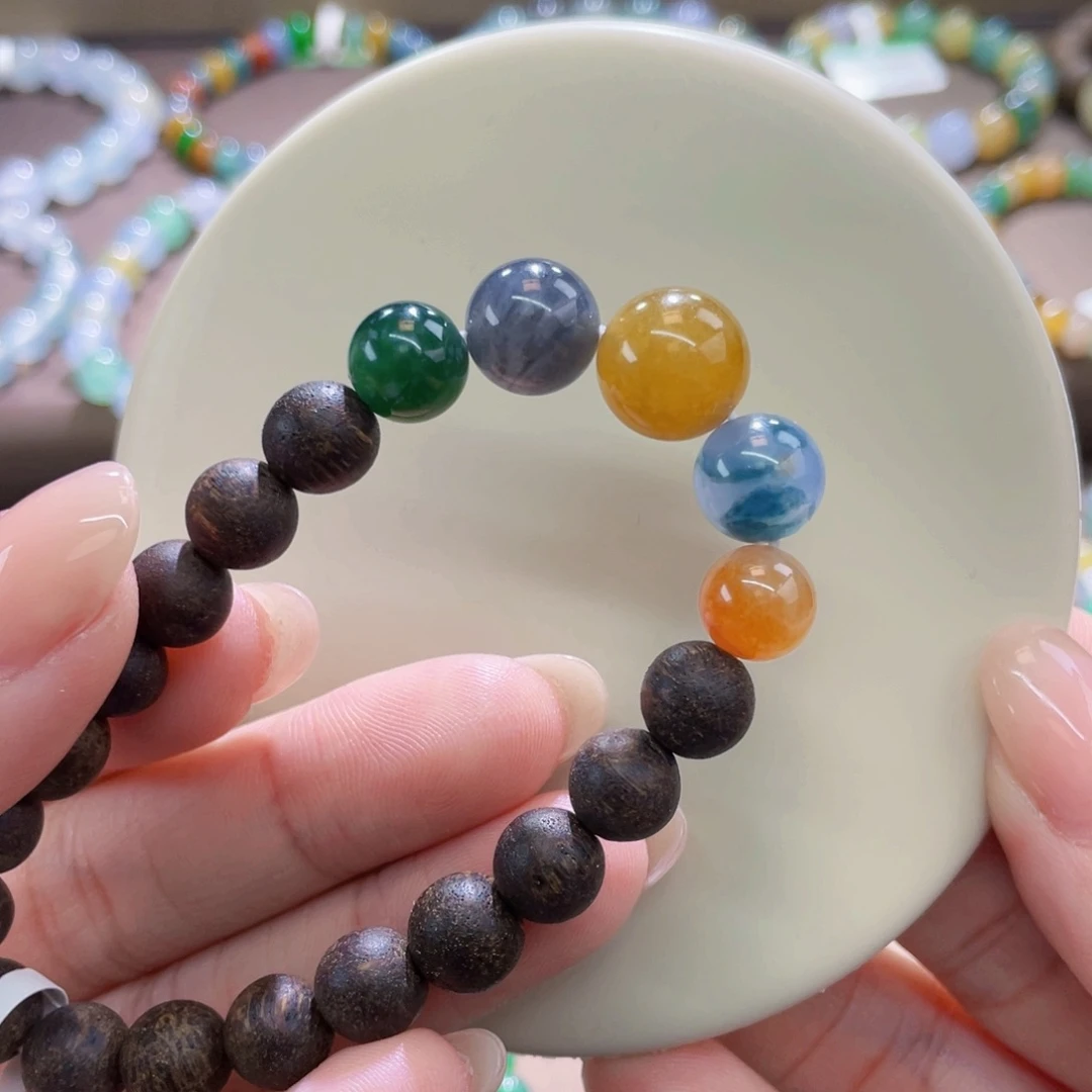 未镶嵌手链翡翠单珠放漏款卡8.8-11.7