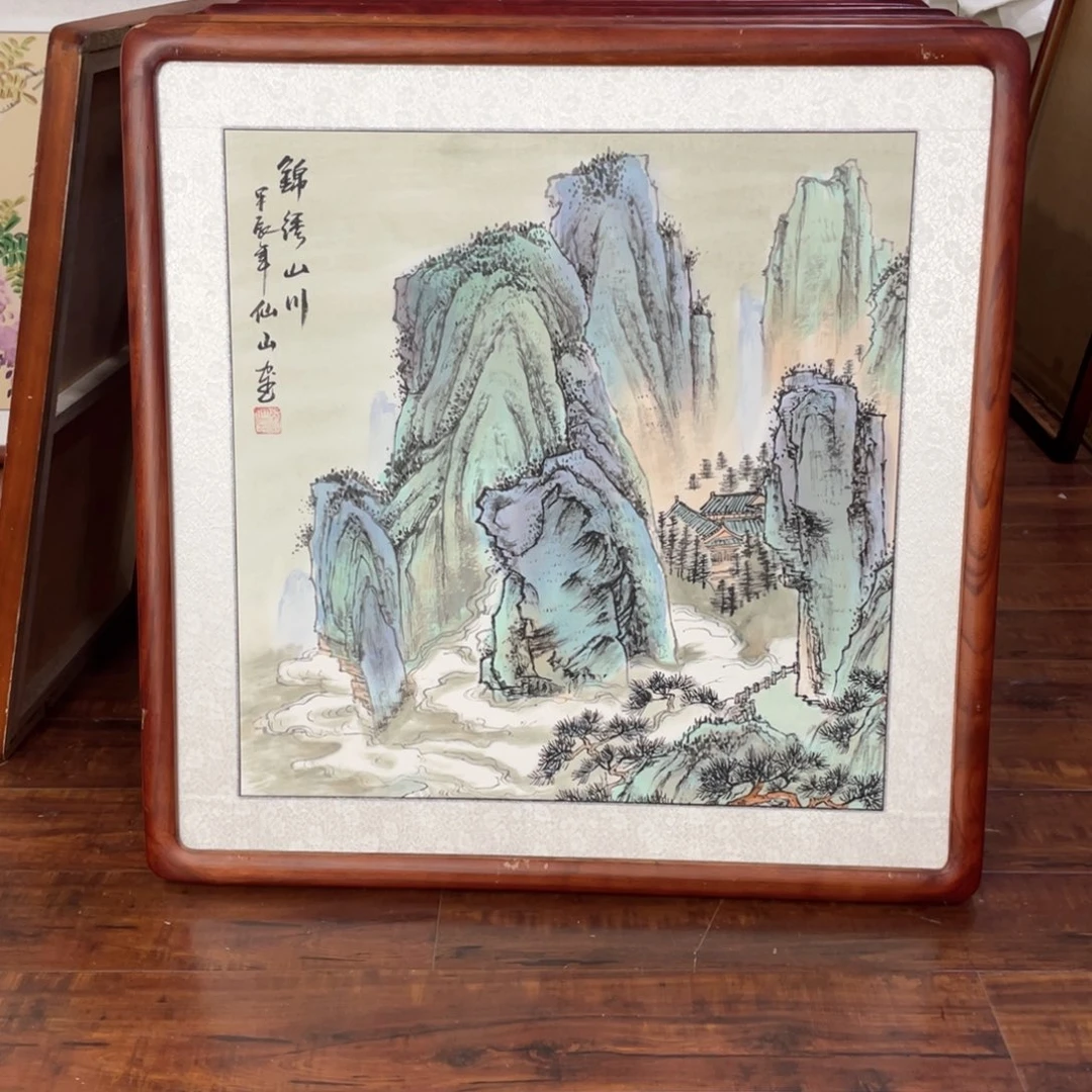 国画带框尺寸63*63厘米