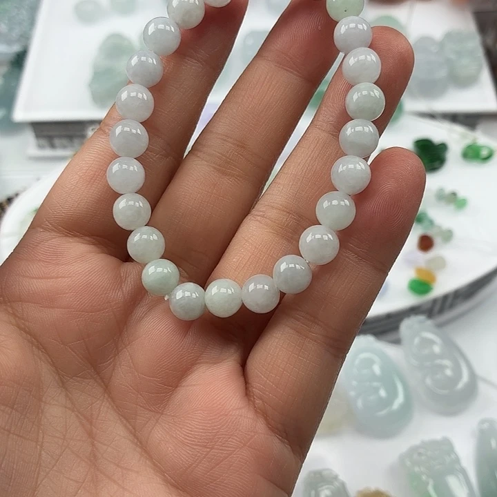 翡翠未镶嵌颈饰纯A