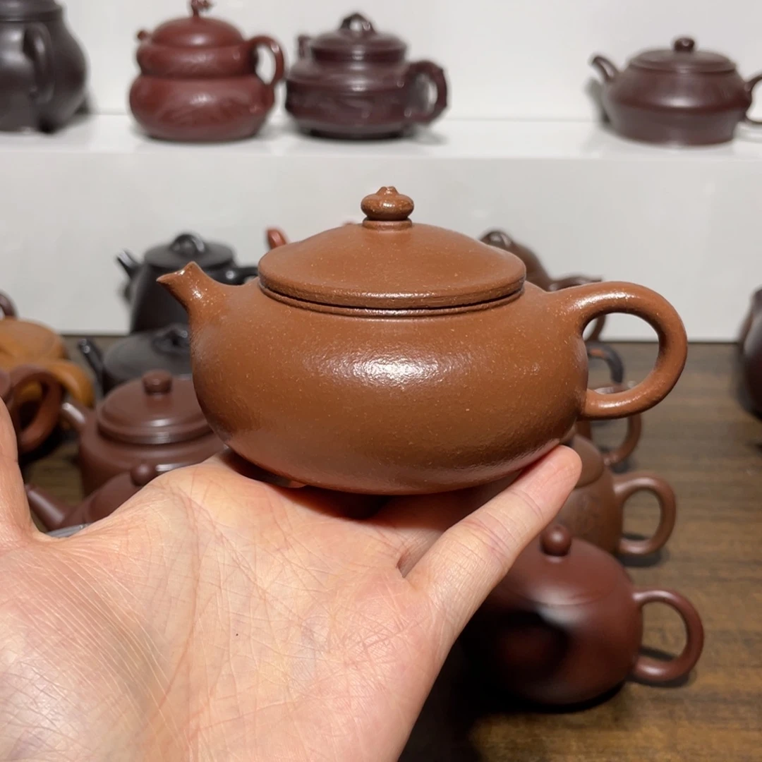 茶壶紫砂宜兴紫砂壶半手工32