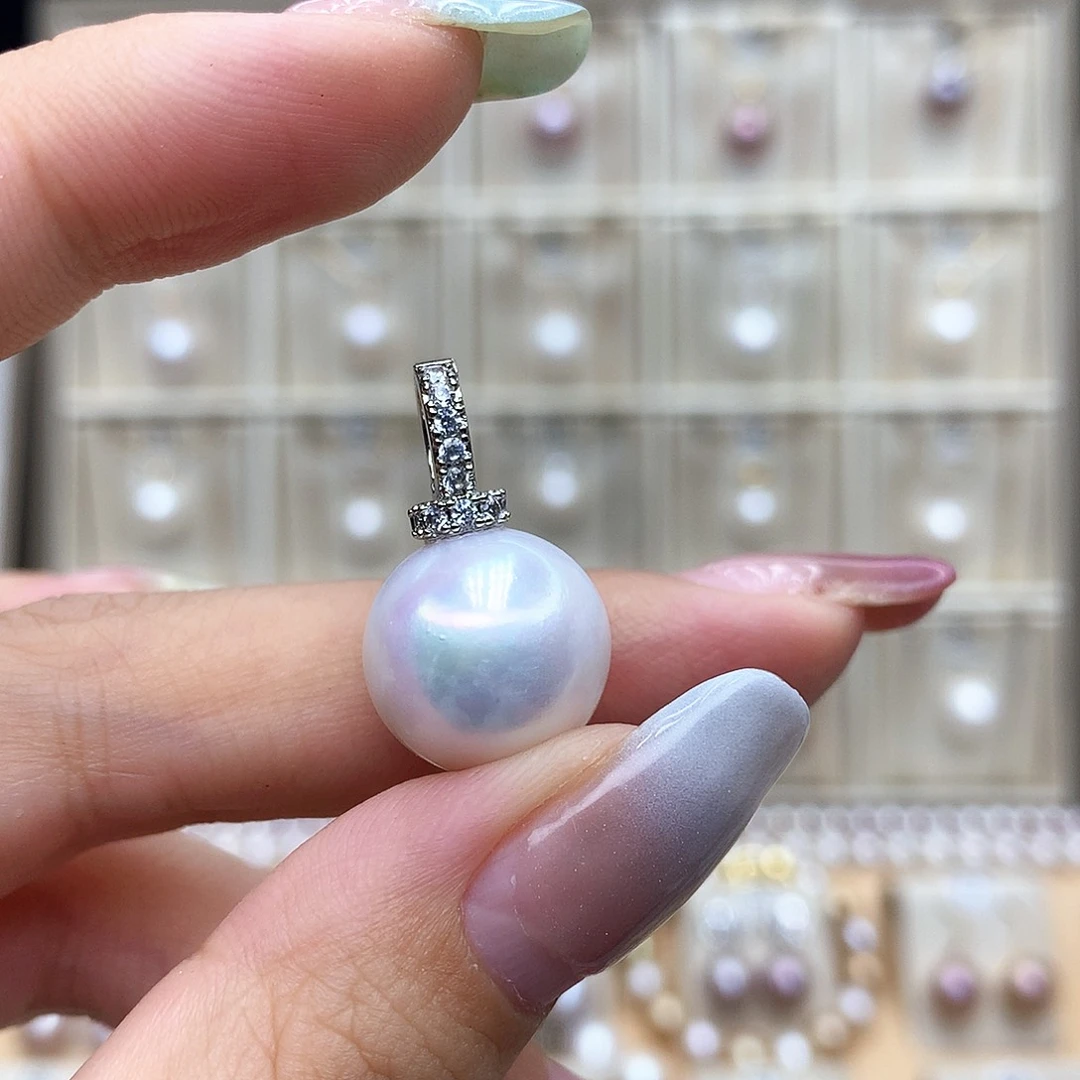 颈饰合金淡水珍珠