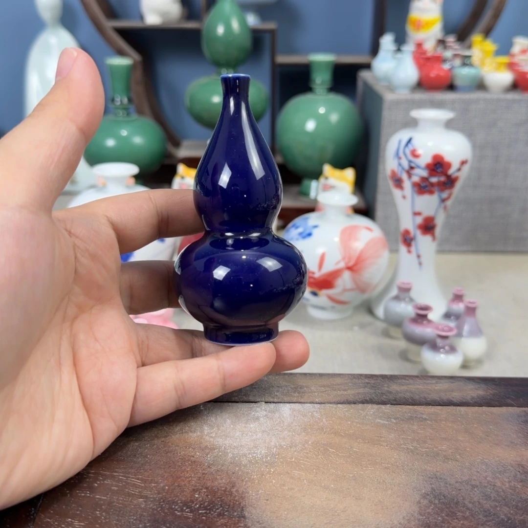 陶瓷手工小花器摆件