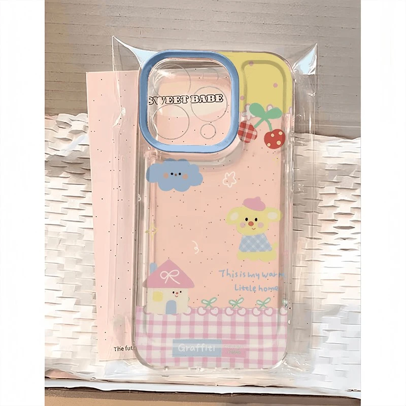 温暖小房子适用苹果16Pro手机壳iPhone15设计14卡通13可爱12软壳