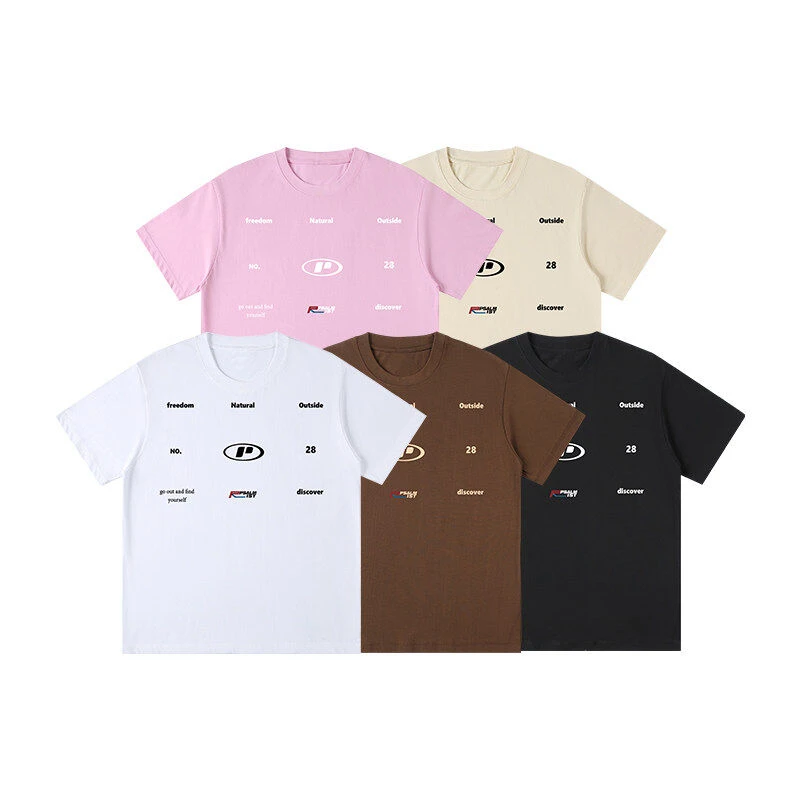 短袖烫印印花可爱蕾丝短袖T恤时尚圆领痞帅丁达尔风情侣夏季半袖