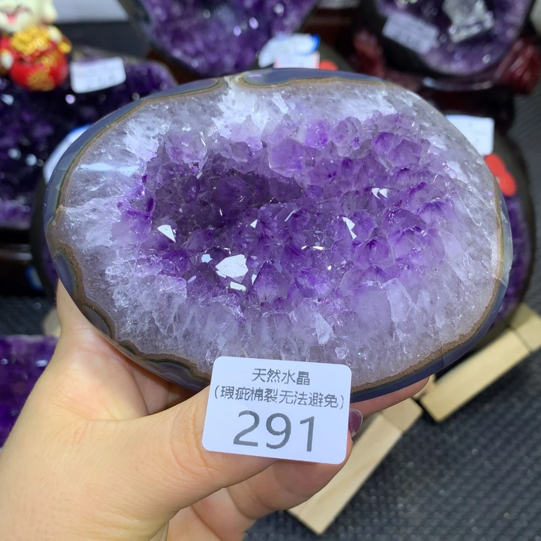 未镶嵌紫晶大型摆件（非配饰）月