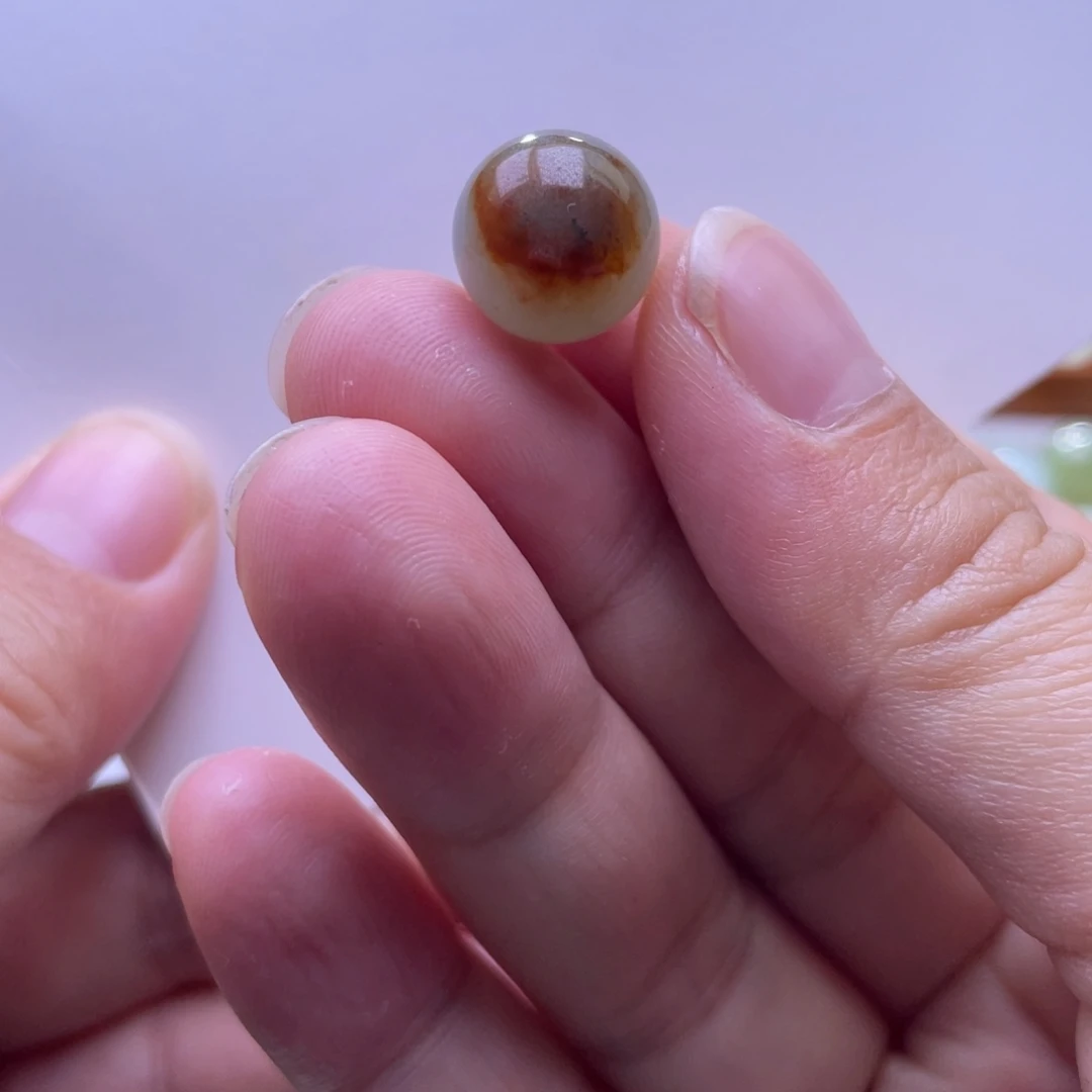 翡翠散珠天然特色珠卡12.8