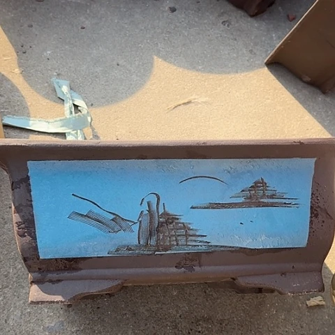 紫砂宜兴紫砂40蓝马槽