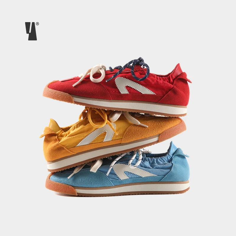 【流光风】情侣德训鞋早秋穿搭时尚休闲鞋潮鞋日系帆布鞋女