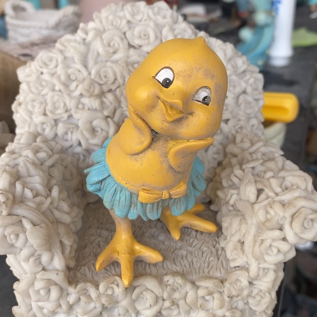 树脂小鸡 默认微瑕 树脂摆件