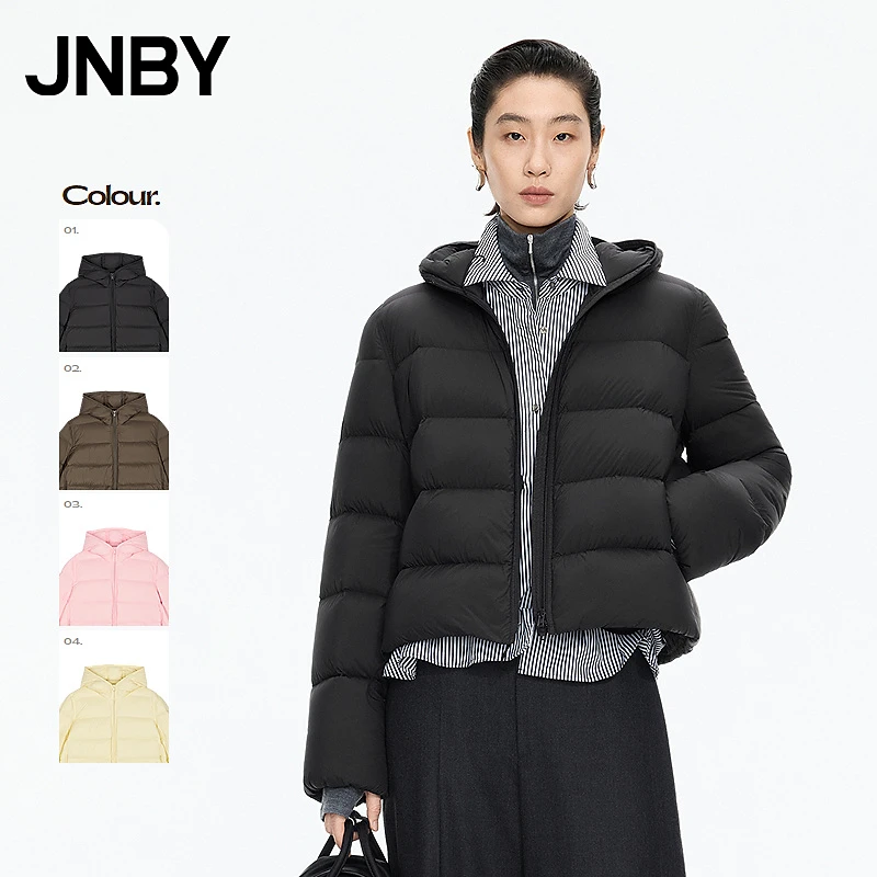 【商场同款】JNBY/江南布衣25冬新品排骨羽绒服连帽短款5P0C11920