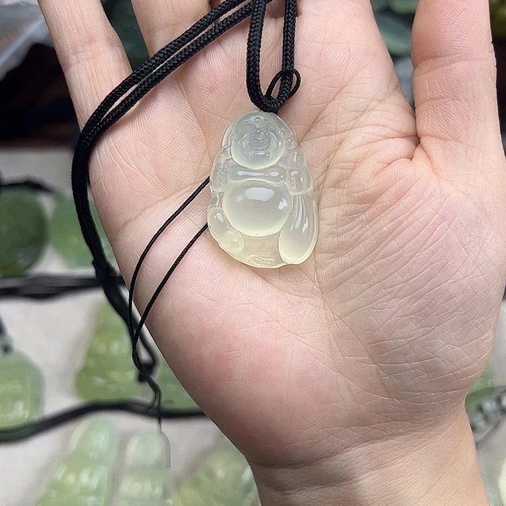 合金岫玉颈饰吊坠