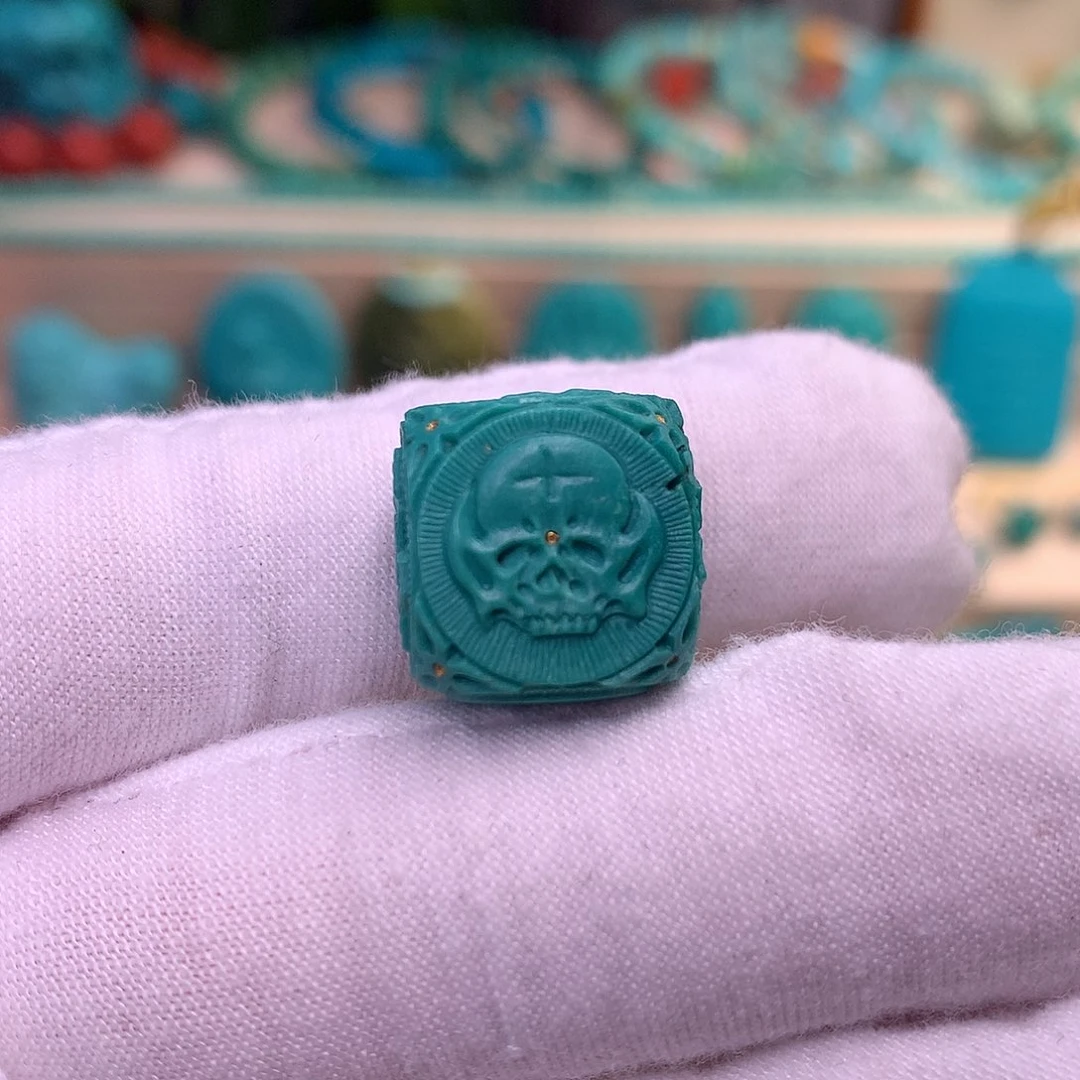 绿松石珠宝半成品未镶嵌