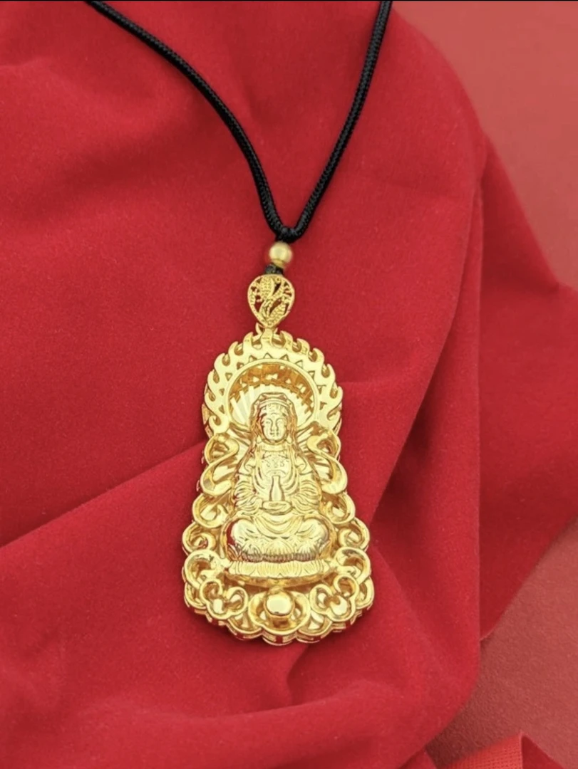 合金吊坠 收藏级轻奢时尚设计项链D2观音吊坠