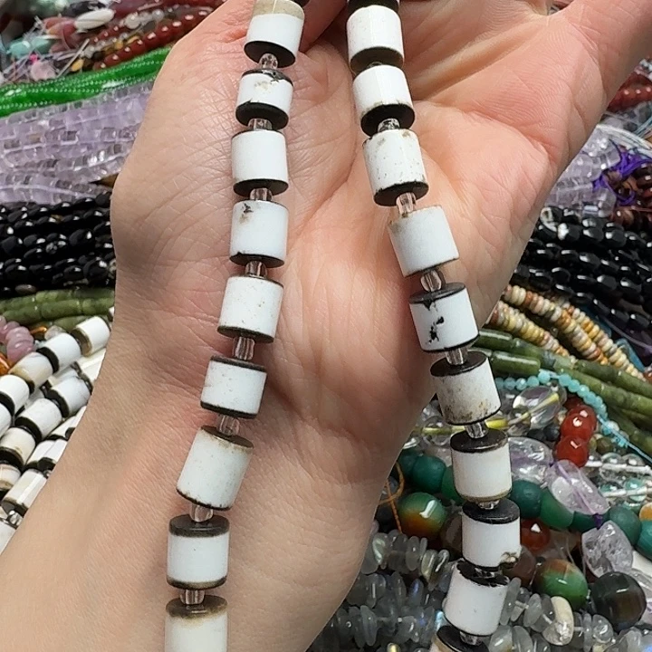 玛瑙/玉髓未镶嵌珠宝半成品一条10m西亚玛瑙剁珠