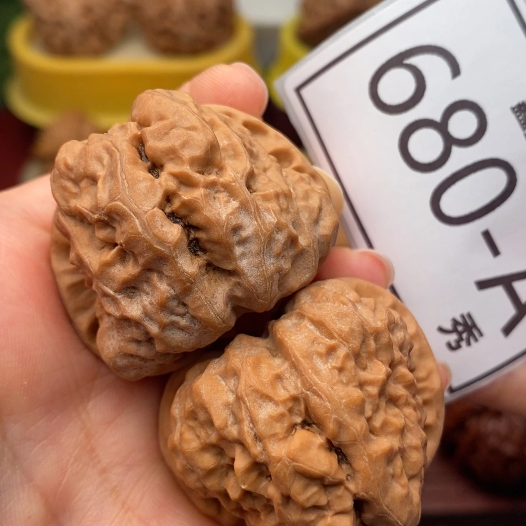 文玩核桃把件蛤蟆头40……