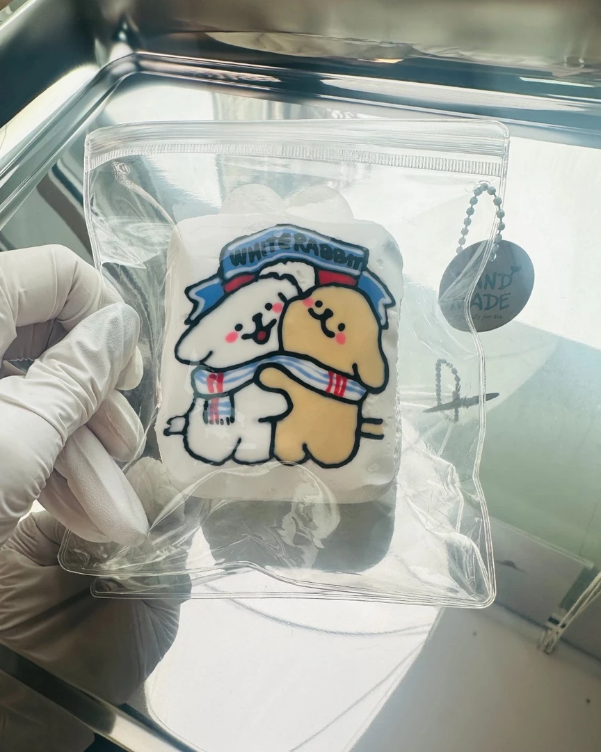 大白兔兔子年糕 捏捏乐手工制作 默认微瑕 不退不售后