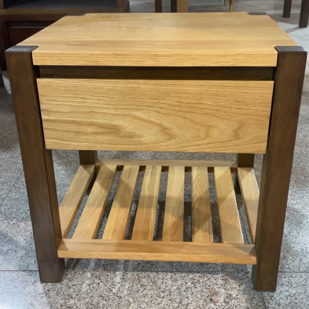 木白橡木原色胡桃色混色两个样品