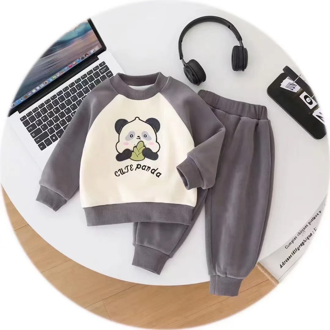 家居服套装休闲风四季阔腿童装短袖休闲韩版洋气百搭小童女童