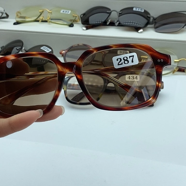 全框款天然水晶石头镜