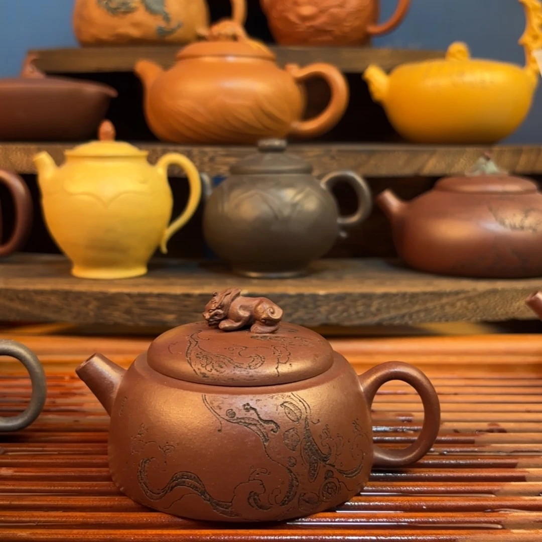 原矿老紫泥天禄貔貅120cc