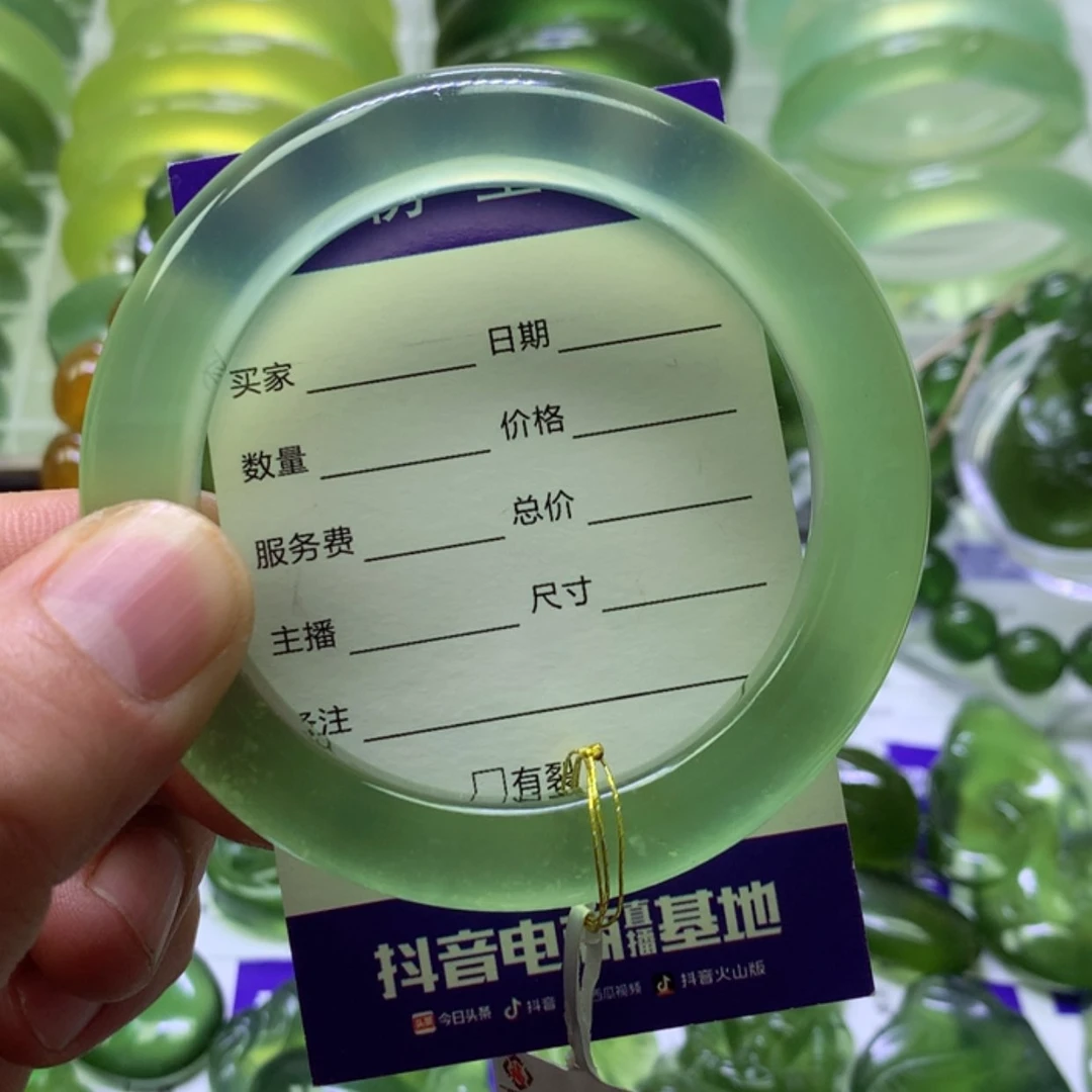 【闪购商品】合金岫玉岫玉手镯56圈口喵*哈
