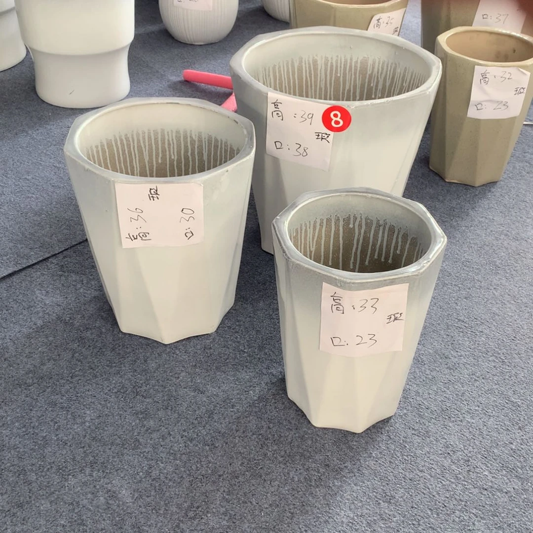 高温陶瓷花盆微瑕