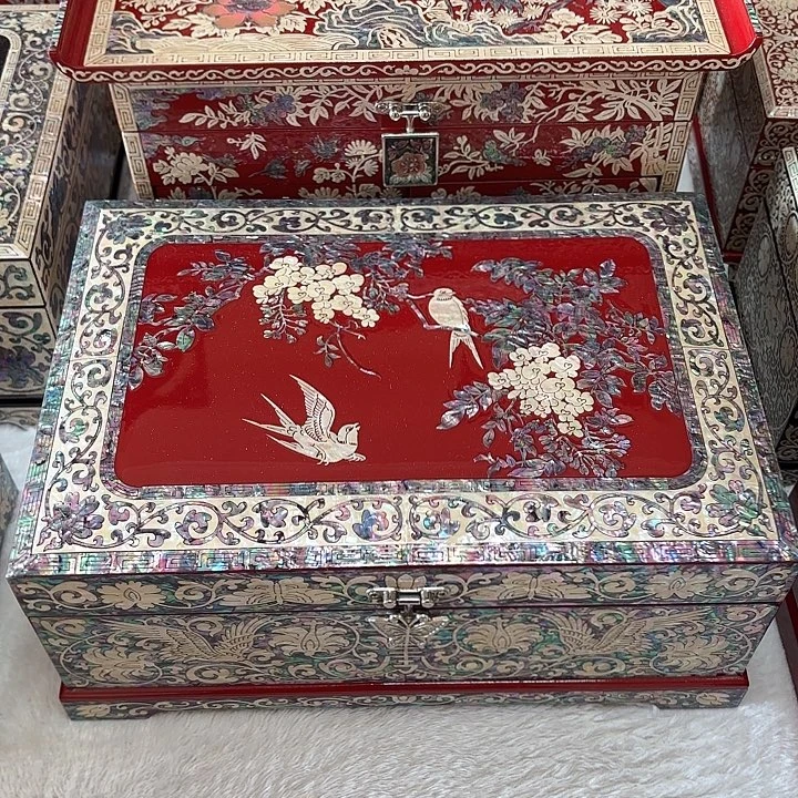 紫藤双燕28cm绒布底