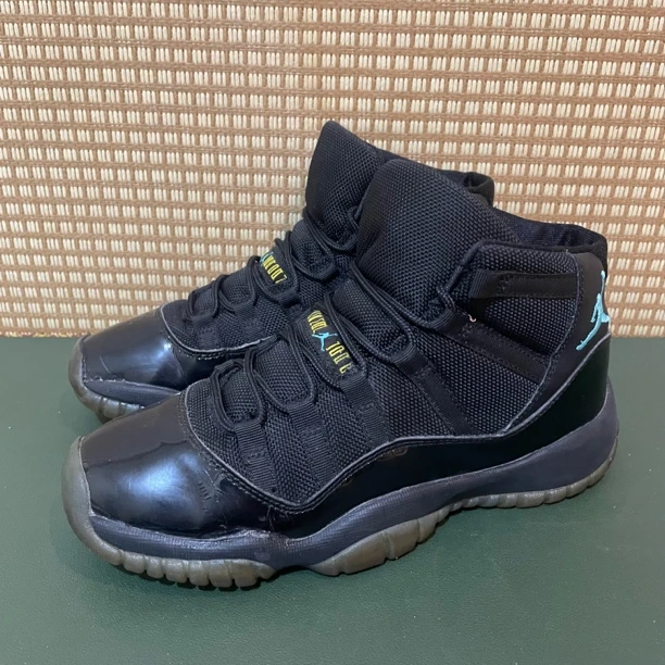 37.5码 AJ11伽马蓝 鞋底水晶底氧化