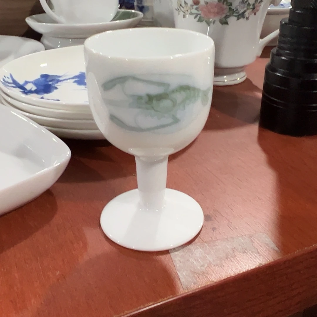 醴陵瓷直播供货基地球泥酒杯40毫升