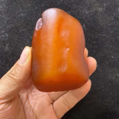 定制琥珀未镶嵌N****y琥珀蜜蜡原石定制 随型手把