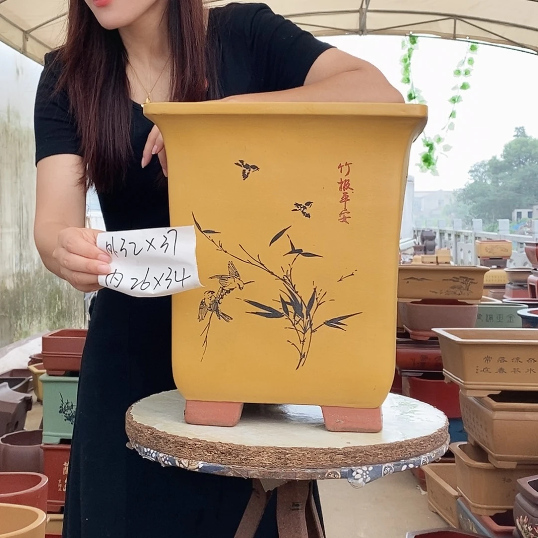 紫砂花盆紫砂花盆