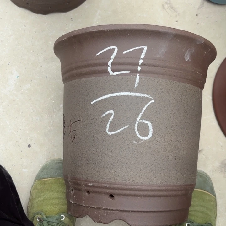 紫砂花盆紫砂的花