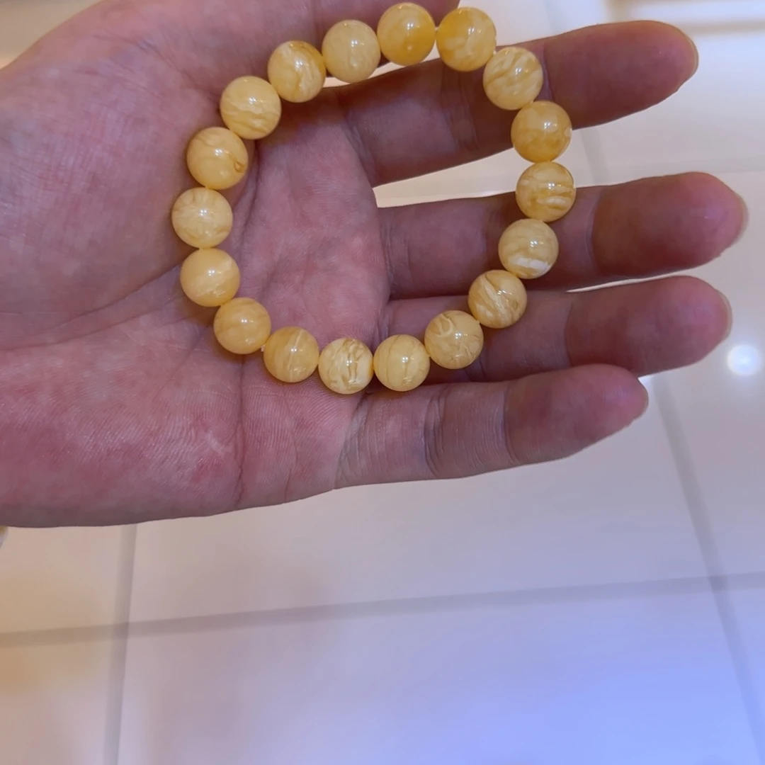 未镶嵌琥珀手链蜜蜡