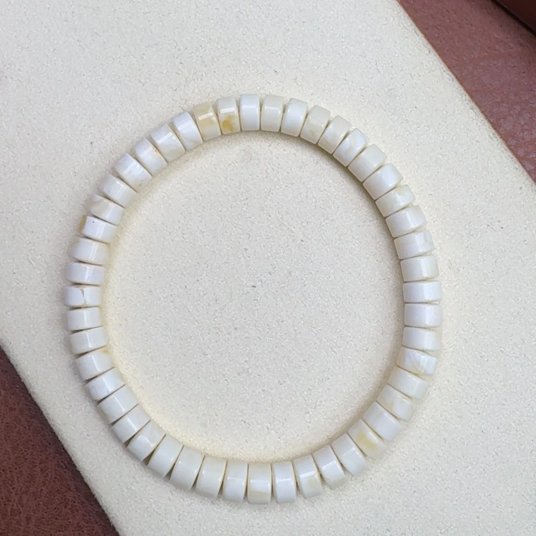 未镶嵌蜜蜡手链6mm药片