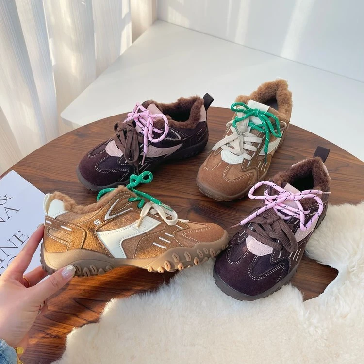 【安静专属】XGXC美式复古内增高真皮德训鞋阿甘鞋-XG1519棉里