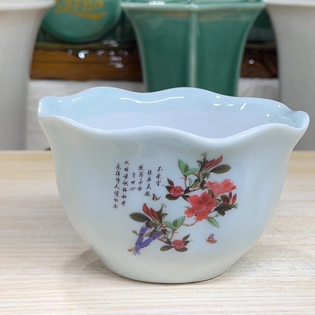 陶瓷绿植多肉微瑕花盆口径11*7.5