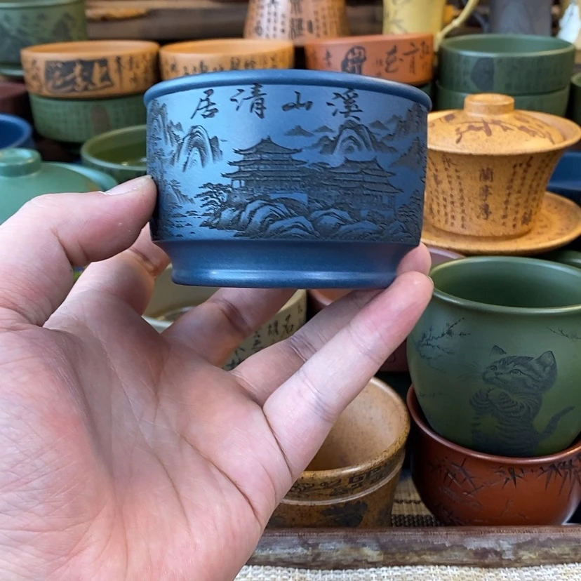 【闪购商品】紫砂杯子宜兴全手工紫砂杯