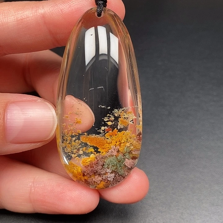 未镶嵌水晶颈饰天然