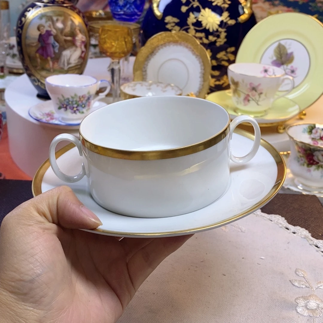 瓷片瓷器欧瓷咖啡杯水晶杯