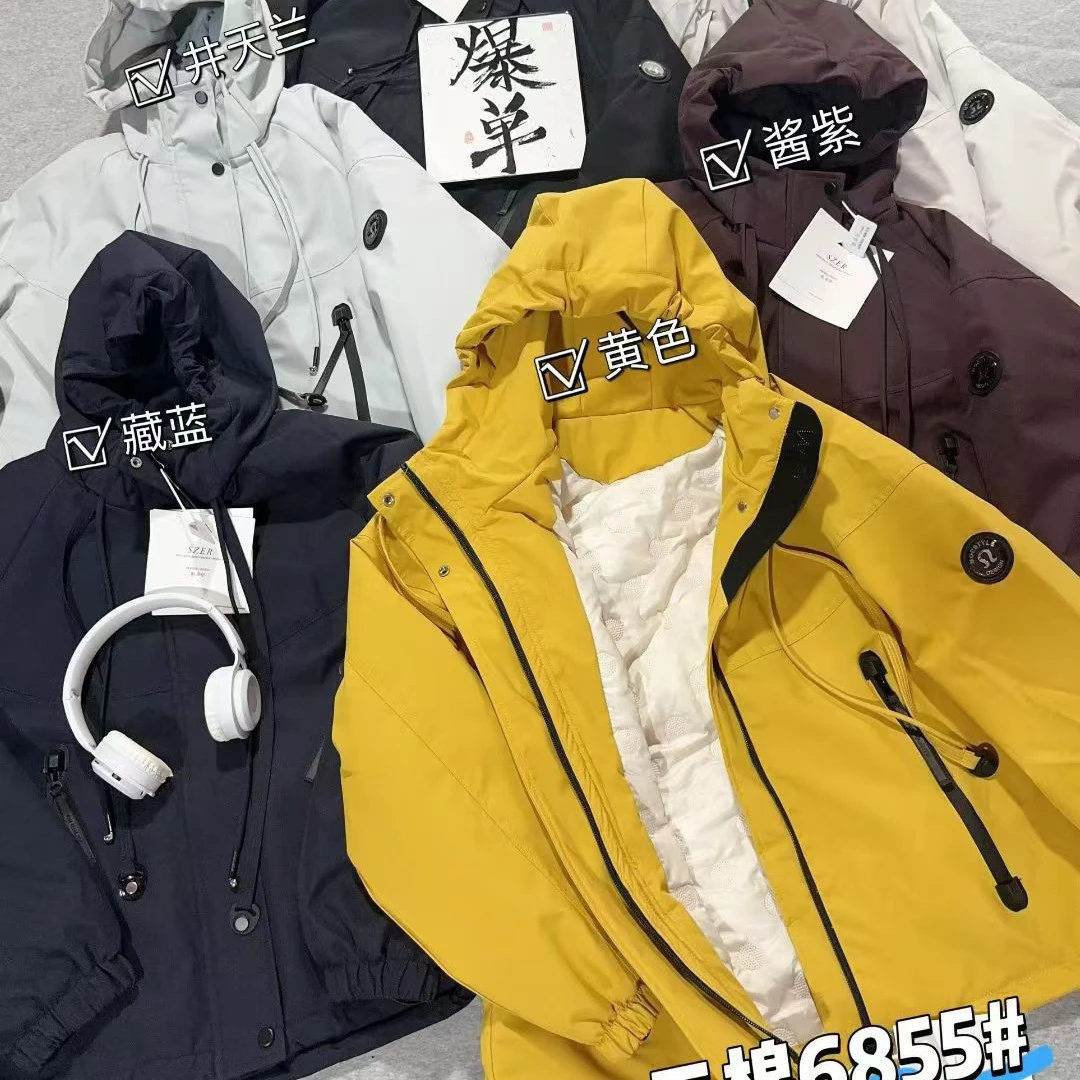 6855加棉加厚冲锋衣 外套