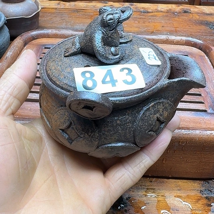 纯手工制作粗陶茶具