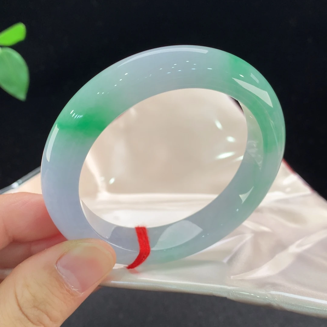 翡翠未镶嵌手镯0478