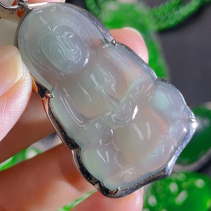 翡翠未镶嵌颈饰47