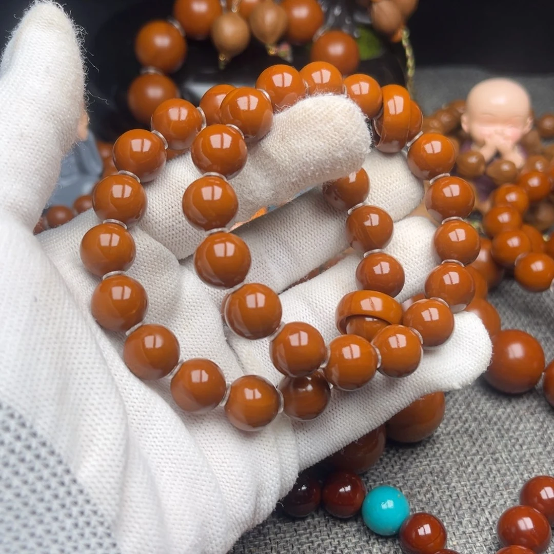 橄榄核手串/手链随***81.2精品无补无漏36颗