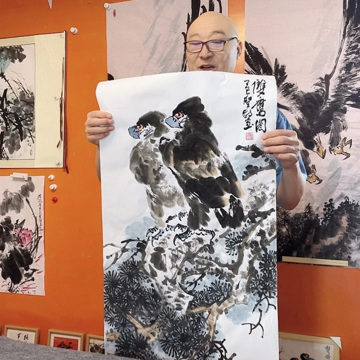 国画张圣敏先生纯手绘作品