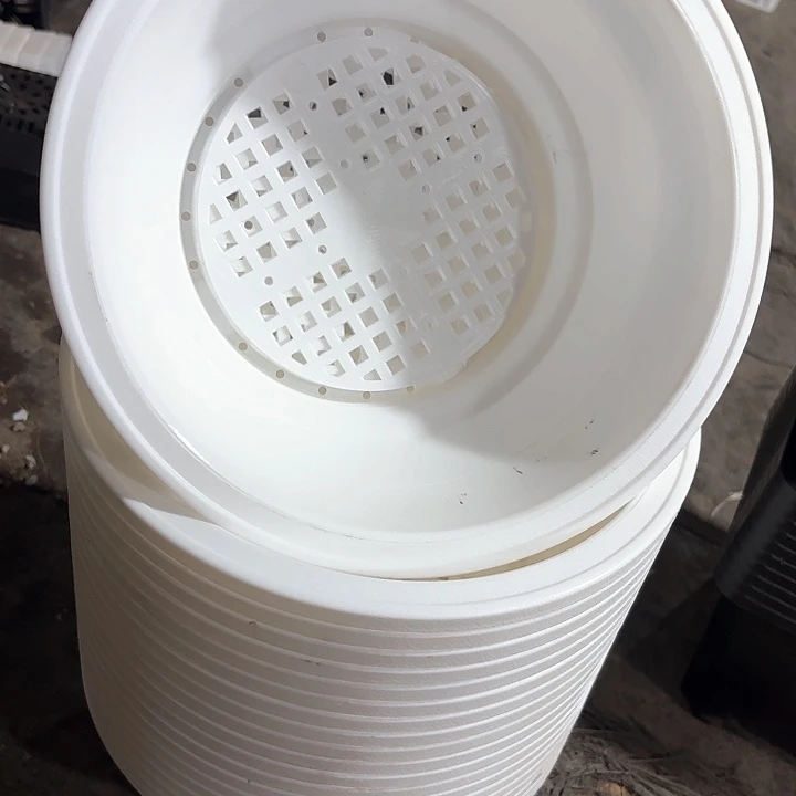 20公分白色韩盆13个