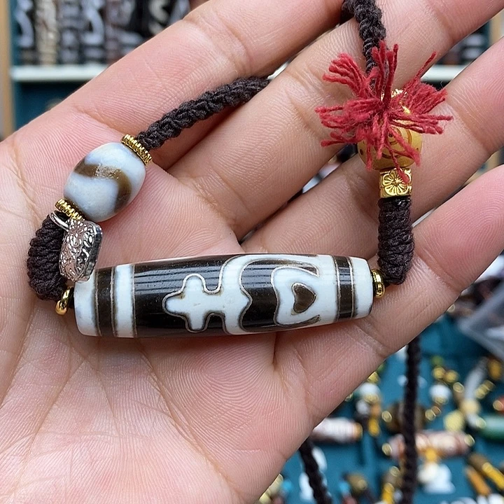 玛瑙/玉髓颈饰合金信*