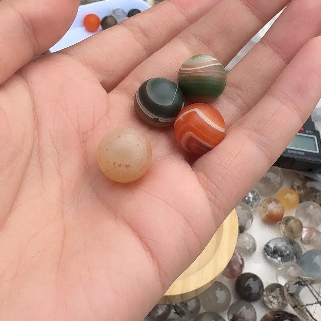 石***贝手链未镶嵌水晶珠子4