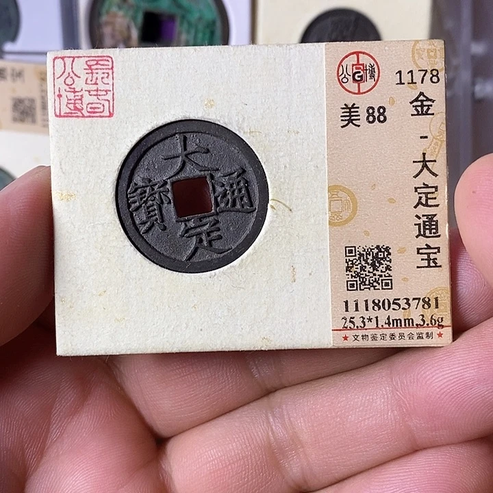 铜大定通宝元定泉藏
