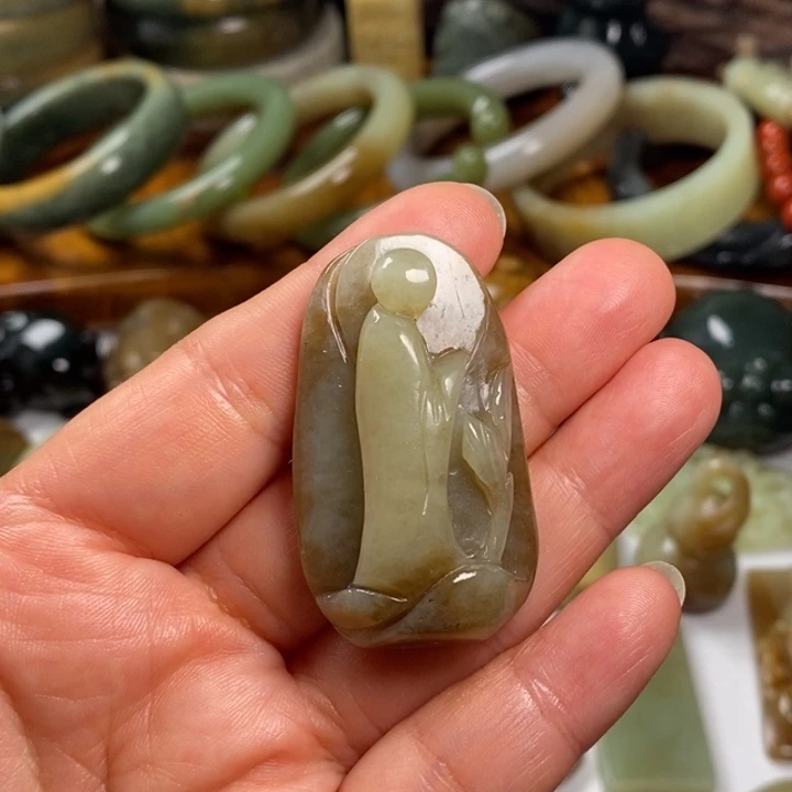 岫岩河磨玉（透闪石质玉）未镶嵌手链